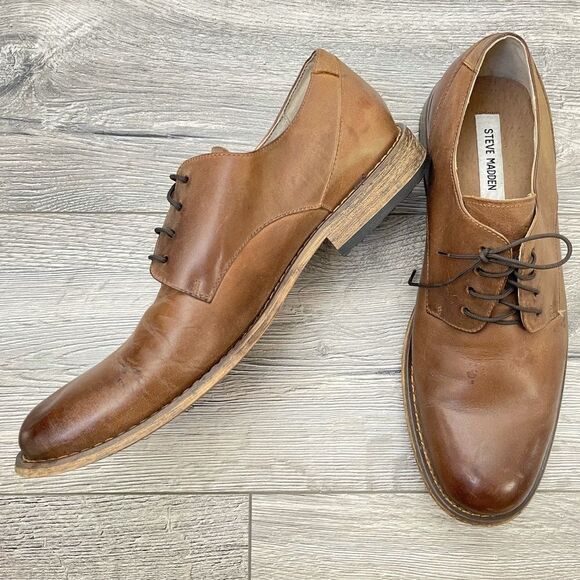 Brown Steve Madden oxford size 9.5 - Picture 6 of 8